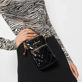 MZ Wallace Micro Crosby in Black Lacquer