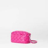 MZ Wallace Mini Crosby in Bright Fuchsia with Sequins
