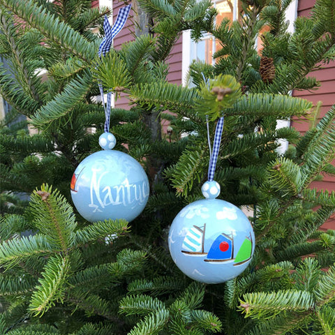 Rainbow Fleet Nantucket Island Ornament