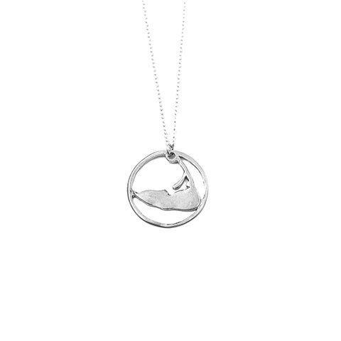 Medium Ring Around Nantucket Necklace in Sterling Silver by Skar Jewelry