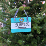 "Surfside" Nantucket Street Sign Ornament