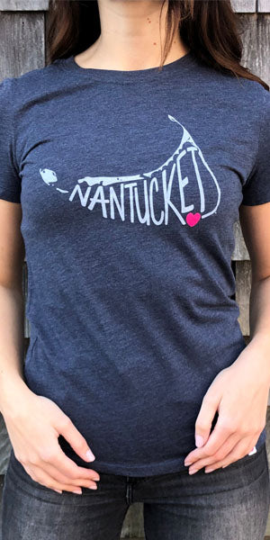 Nantucket Script Ladies Short Sleeve T-Shirt